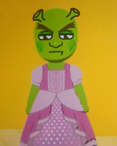 Mii-Porträt von Shrek