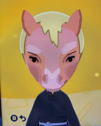 Mii-Porträt von Evil and Intimidating Horse