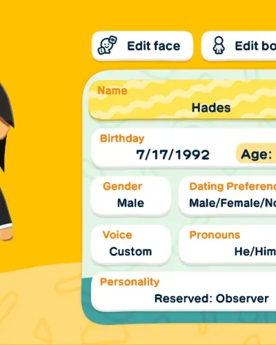 Mii-Porträt von Hades