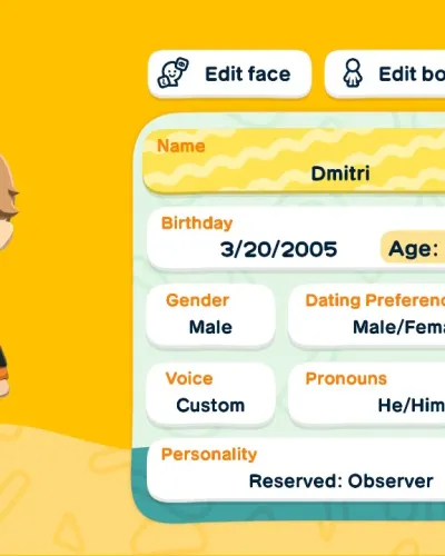 Mii-Porträt von Dmitri