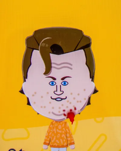 Mii-Porträt von Charlie Kirk