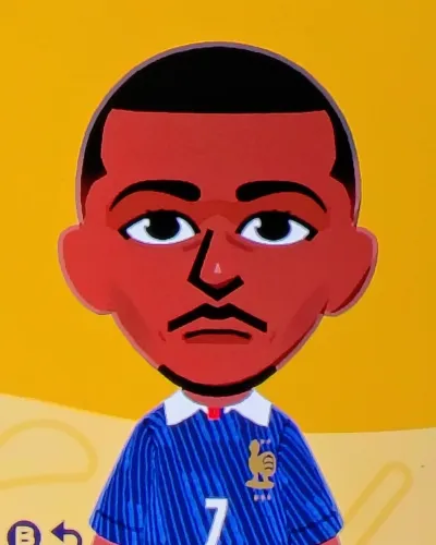 Mii-Porträt von Ousmane Dembélé
