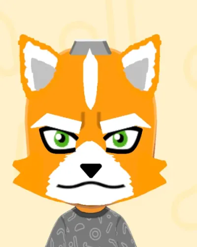Mii-Porträt von Fox McCloud