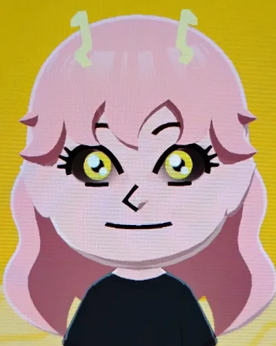 Mii-Porträt von Mina Ashido (epilogue)