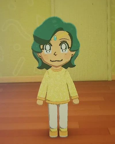 Mii-Porträt von Sailor Mercury