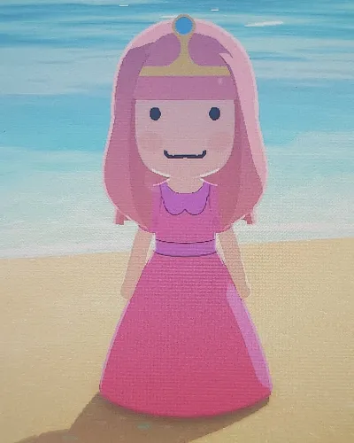 Mii-Porträt von Princess Bubblegum