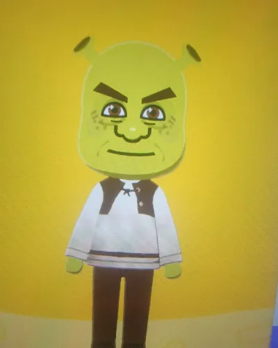 Mii-Porträt von Shrek