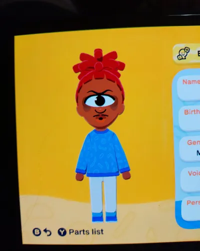 Mii-Porträt von Red cheetos cyclops man