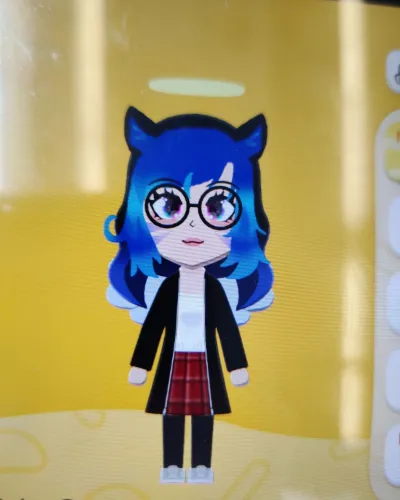 Mii-Porträt von Illy the Catgirl (Katie)