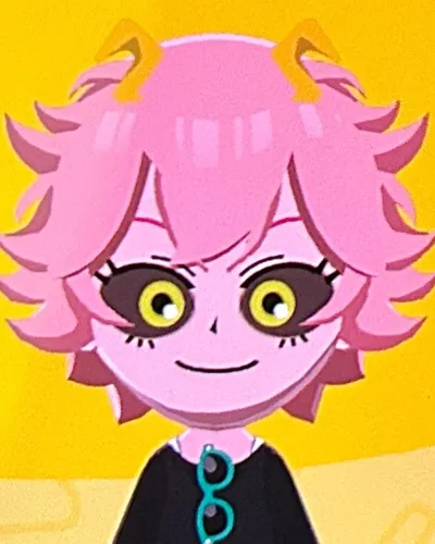Mii-Porträt von Mina Ashido / Pinky