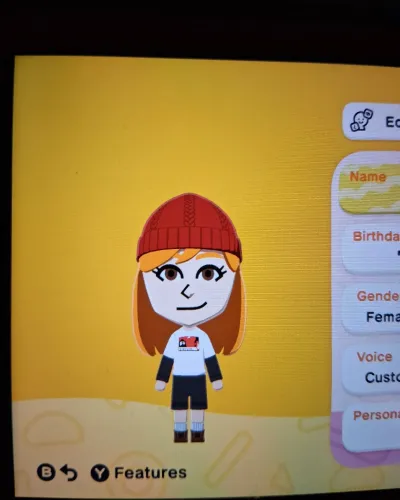 Mii-Porträt von Meggy