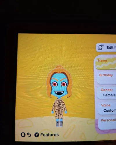Mii-Porträt von Mel