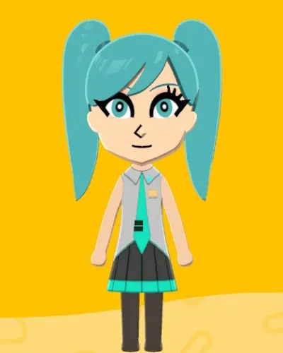 Mii-Porträt von Miku