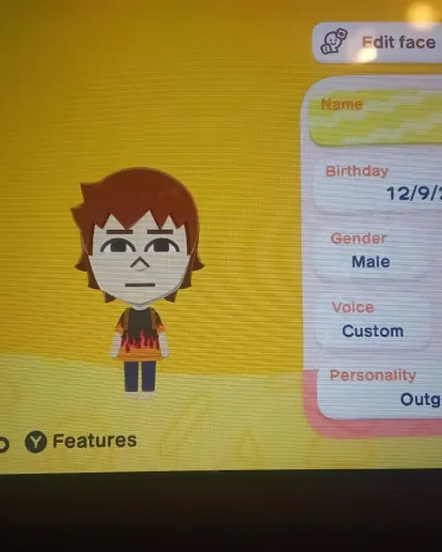 Mii portrait of Aiden