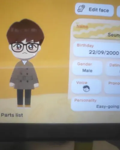 Mii-Porträt von Seungmin