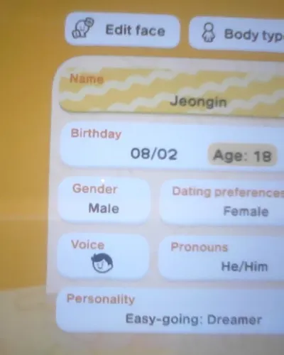 Mii-Porträt von Jeongin