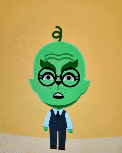 Mii-Porträt von Grinch Junior