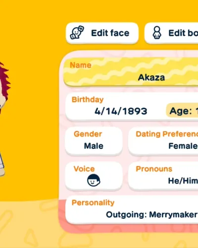 Mii-Porträt von Akaza