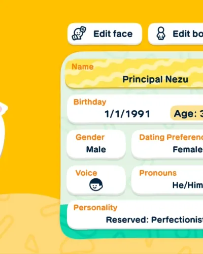Mii-Porträt von Principal Nezu