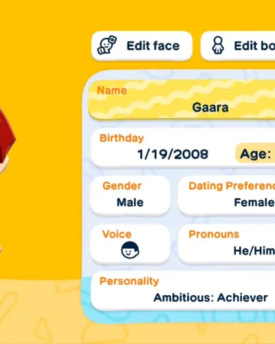Mii-Porträt von Gaara