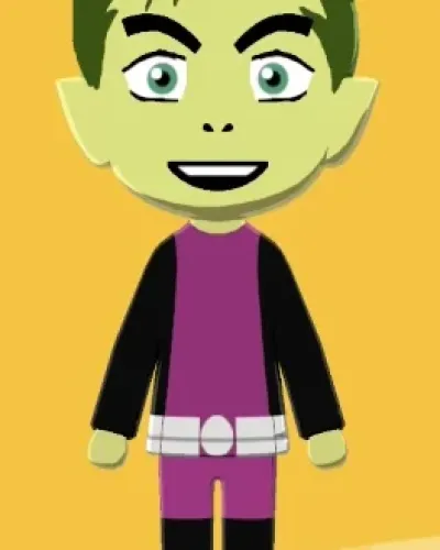 Mii-Porträt von Beast Boy