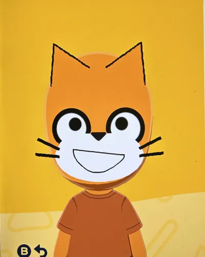 Mii-Porträt von Scratch Cat