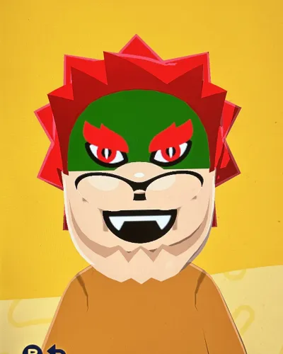 Mii-Porträt von Bowser