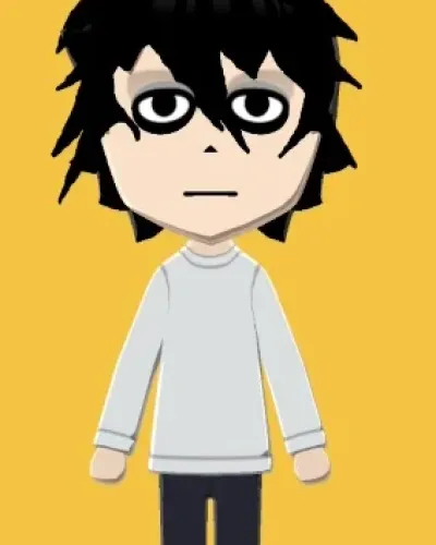 Mii-Porträt von L (Death Note)