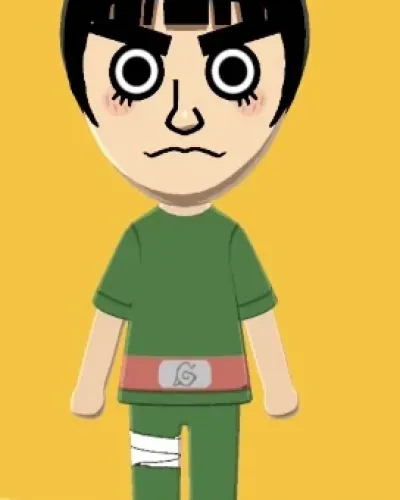 Mii-Porträt von Rock Lee
