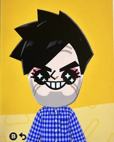 Mii-Porträt von Anime Man