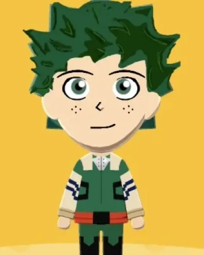 Mii-Porträt von Midoriya Deku