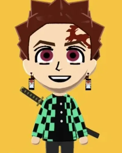 Mii-Porträt von Tanjiro