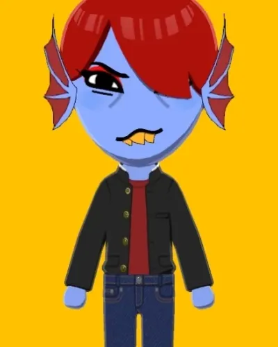 Mii-Porträt von Undyne undertale