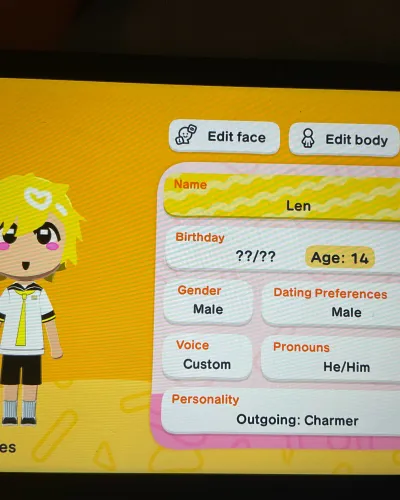 Mii-Porträt von Len