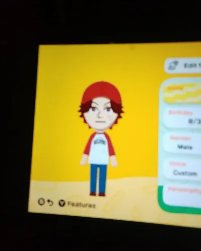 Mii portrait of Raddy