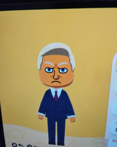 Mii-Porträt von Donald Trump