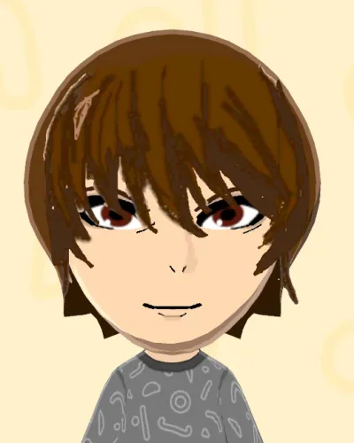 Mii-Porträt von Light Yagami