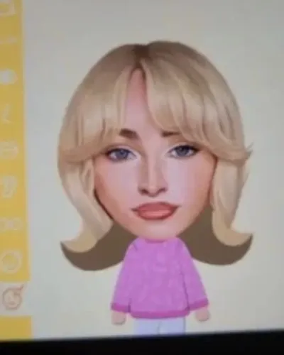 Mii-Porträt von Sabrina Carpenter