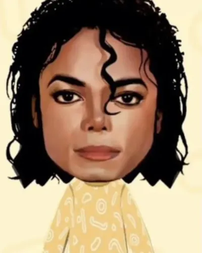Mii-Porträt von Michael Jackson