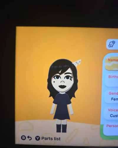 Mii-Porträt von Alice Angel