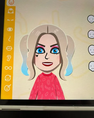 Mii-Porträt von Harley Quinn