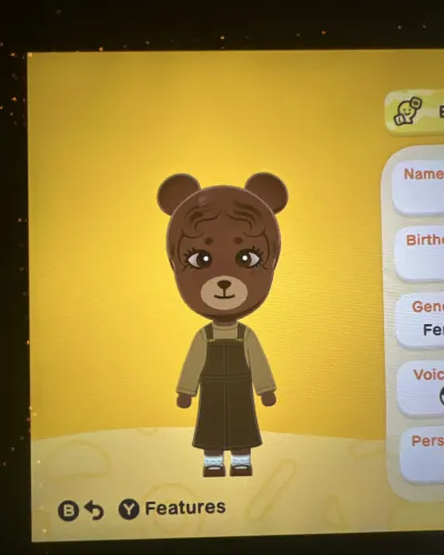 Mii-Porträt von Brown Bear