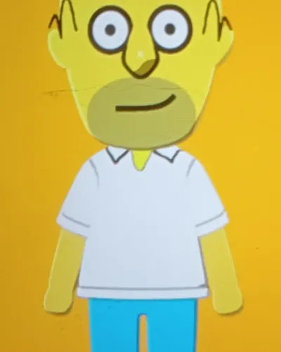 Mii-Porträt von Homer Simpson