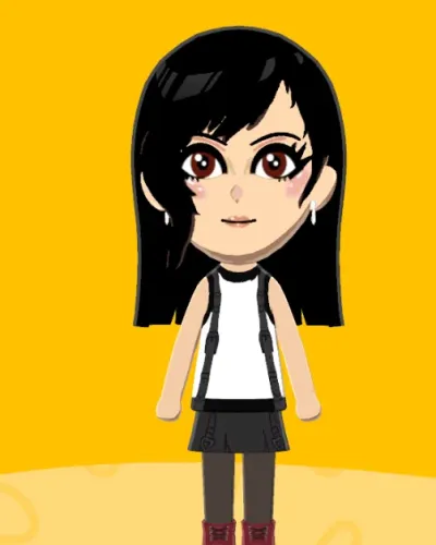 Mii-Porträt von Tifa Lockhart