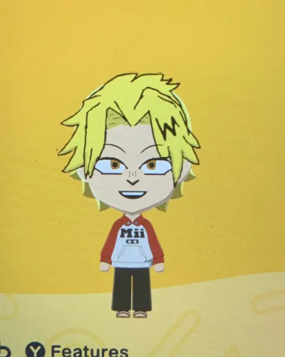 Mii-Porträt von Denki Kaminari