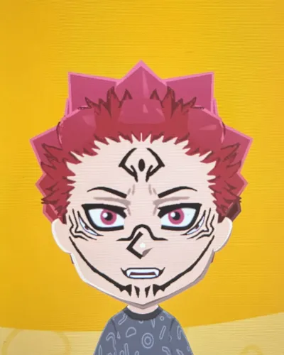 Mii portrait of Sukuna