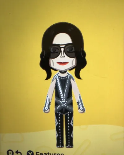 Mii-Porträt von Michael Jackson
