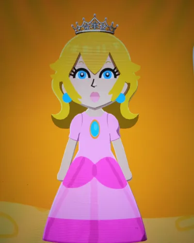 Mii-Porträt von Princess Peach
