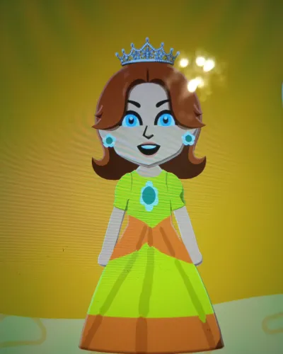Mii-Porträt von Princess Daisy