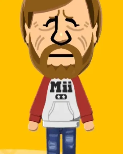 Mii-Porträt von Chuck Norris